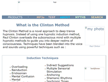 Tablet Screenshot of paul-clinton.com
